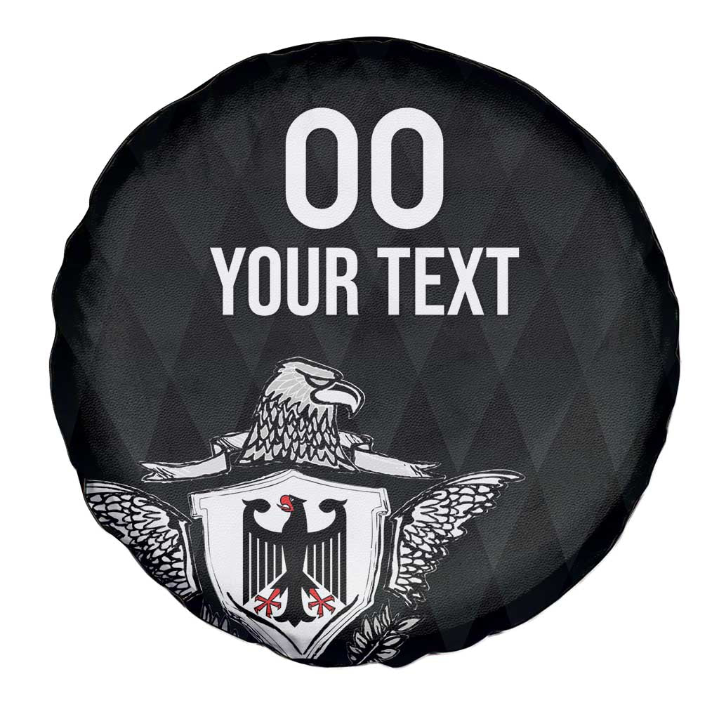 Custom Germany Rugby Spare Tire Cover Black Eagles Special Style - Wonder Print Shop