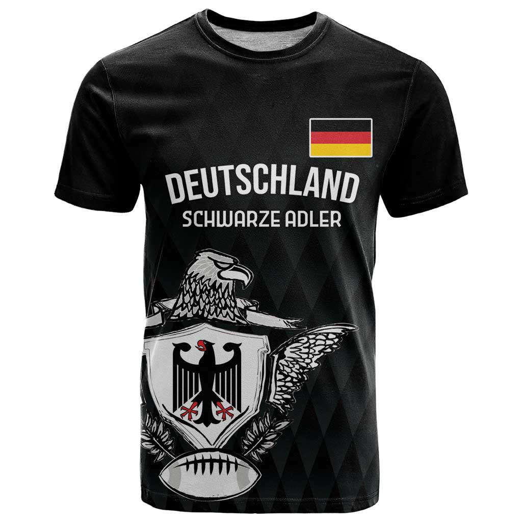 Custom Germany Rugby T Shirt Black Eagles Special Style - Wonder Print Shop