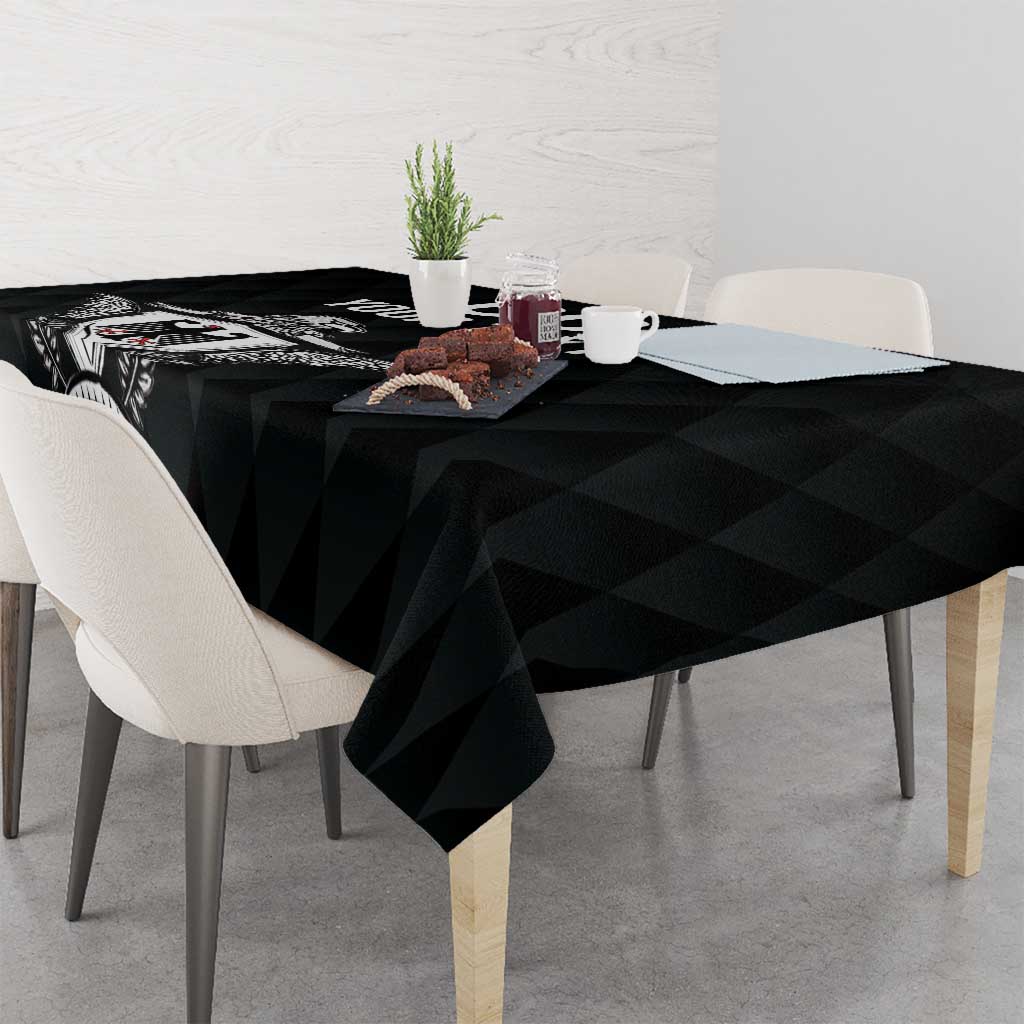 Custom Germany Rugby Tablecloth Black Eagles Special Style - Wonder Print Shop