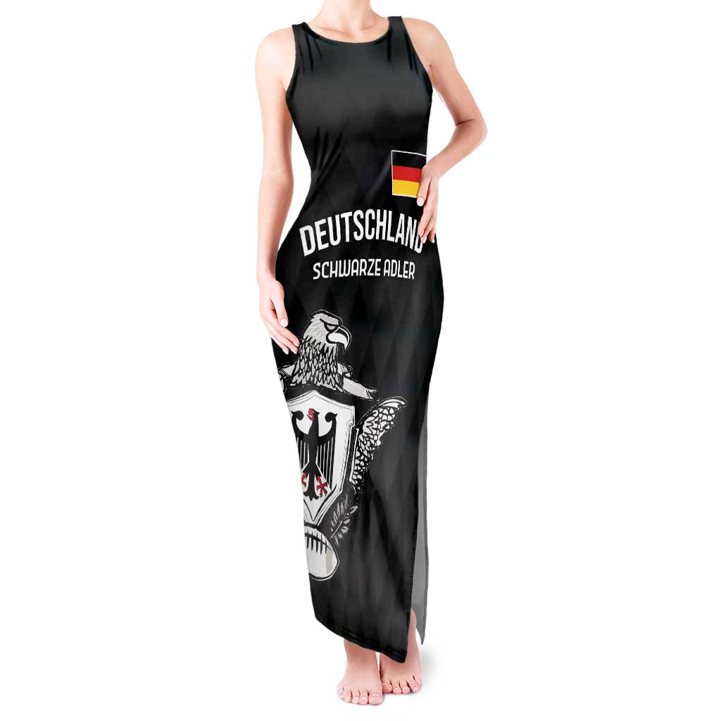 Custom Germany Rugby Tank Maxi Dress Black Eagles Special Style - Wonder Print Shop