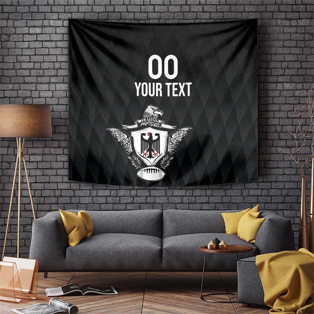 Custom Germany Rugby Tapestry Black Eagles Special Style - Wonder Print Shop