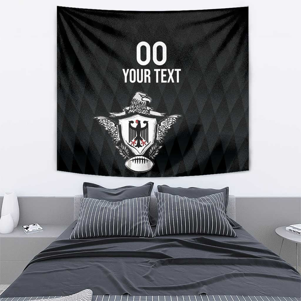 Custom Germany Rugby Tapestry Black Eagles Special Style - Wonder Print Shop