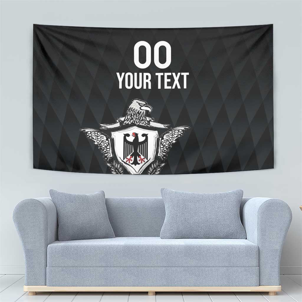 Custom Germany Rugby Tapestry Black Eagles Special Style - Wonder Print Shop