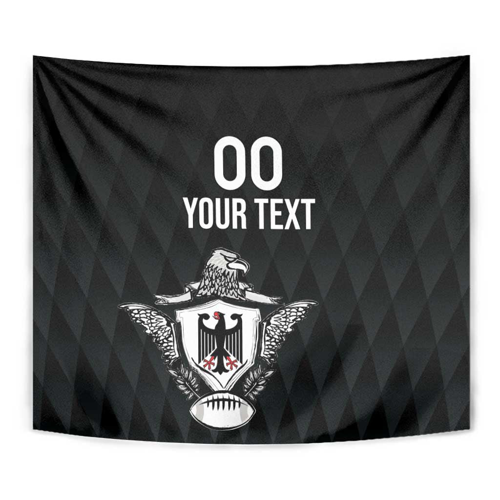 Custom Germany Rugby Tapestry Black Eagles Special Style - Wonder Print Shop