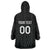 Custom Germany Rugby Wearable Blanket Hoodie Black Eagles Special Style - Wonder Print Shop