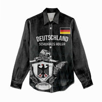 Custom Germany Rugby Women Casual Shirt Black Eagles Special Style - Wonder Print Shop