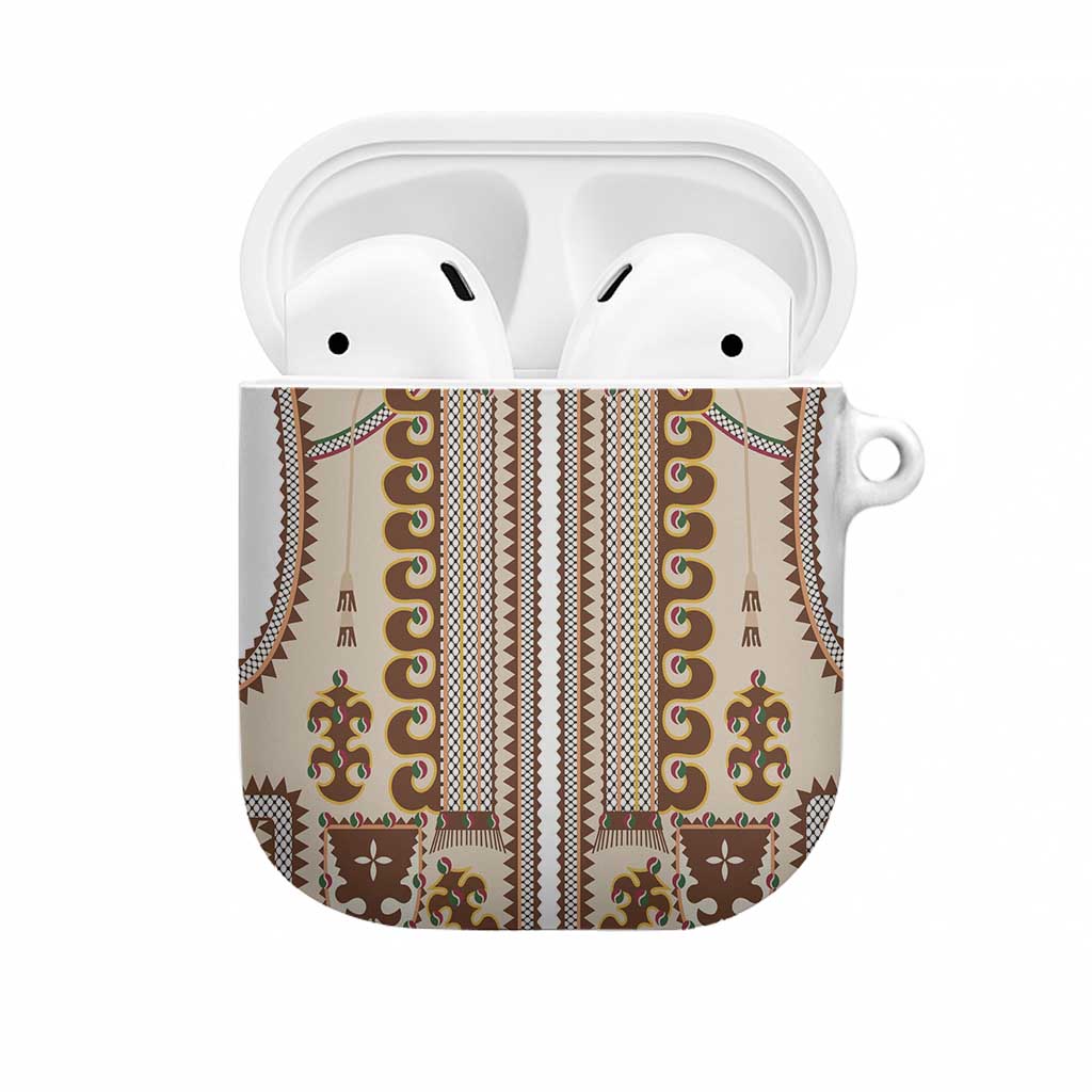 Hutsul Keptar Ukraine AirPods Case Carpathian Folk Embroidery Heritage Style - Wonder Print Shop