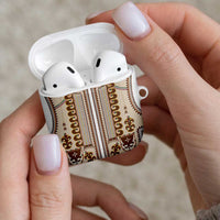 Hutsul Keptar Ukraine AirPods Case Carpathian Folk Embroidery Heritage Style - Wonder Print Shop