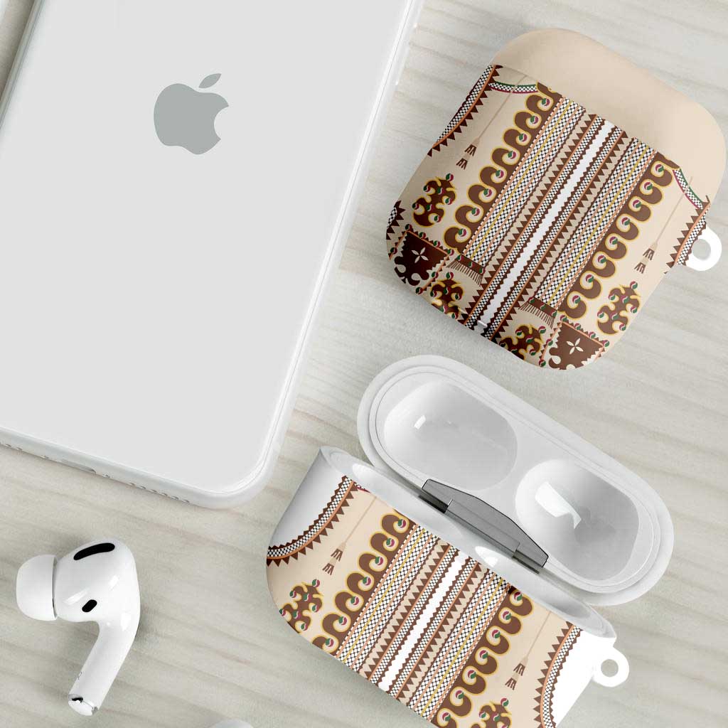 Hutsul Keptar Ukraine AirPods Case Carpathian Folk Embroidery Heritage Style - Wonder Print Shop