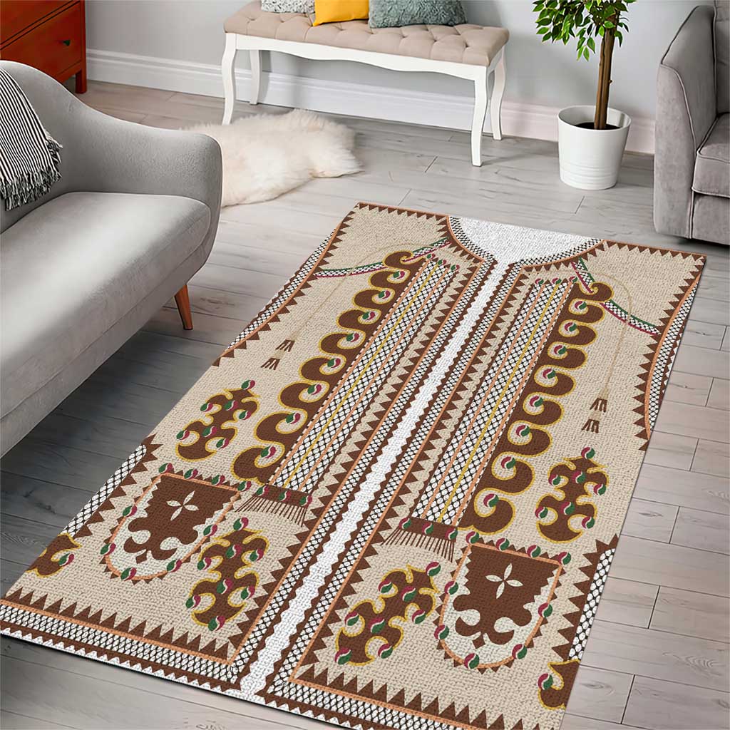 Hutsul Keptar Ukraine Area Rug Carpathian Folk Embroidery Heritage Style - Wonder Print Shop