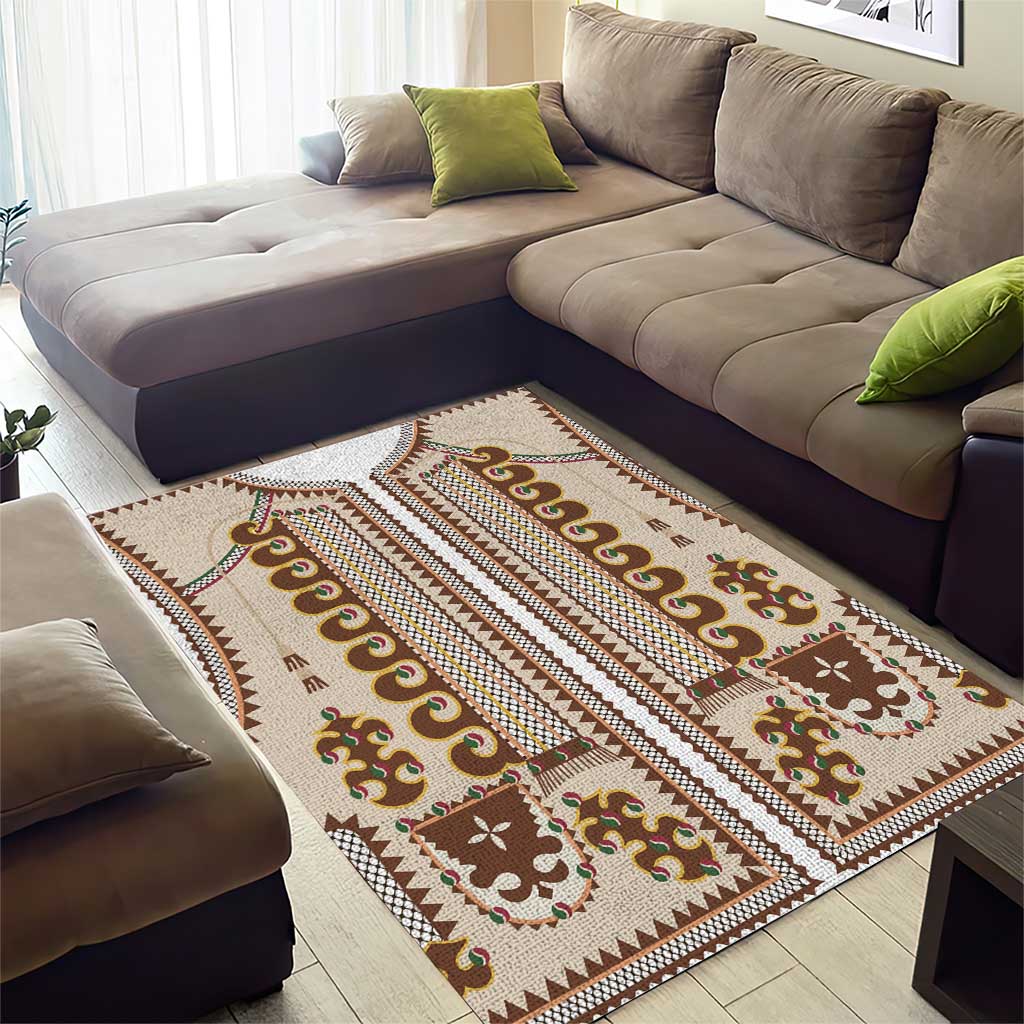 Hutsul Keptar Ukraine Area Rug Carpathian Folk Embroidery Heritage Style - Wonder Print Shop