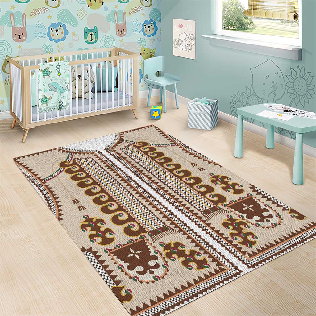 Hutsul Keptar Ukraine Area Rug Carpathian Folk Embroidery Heritage Style - Wonder Print Shop