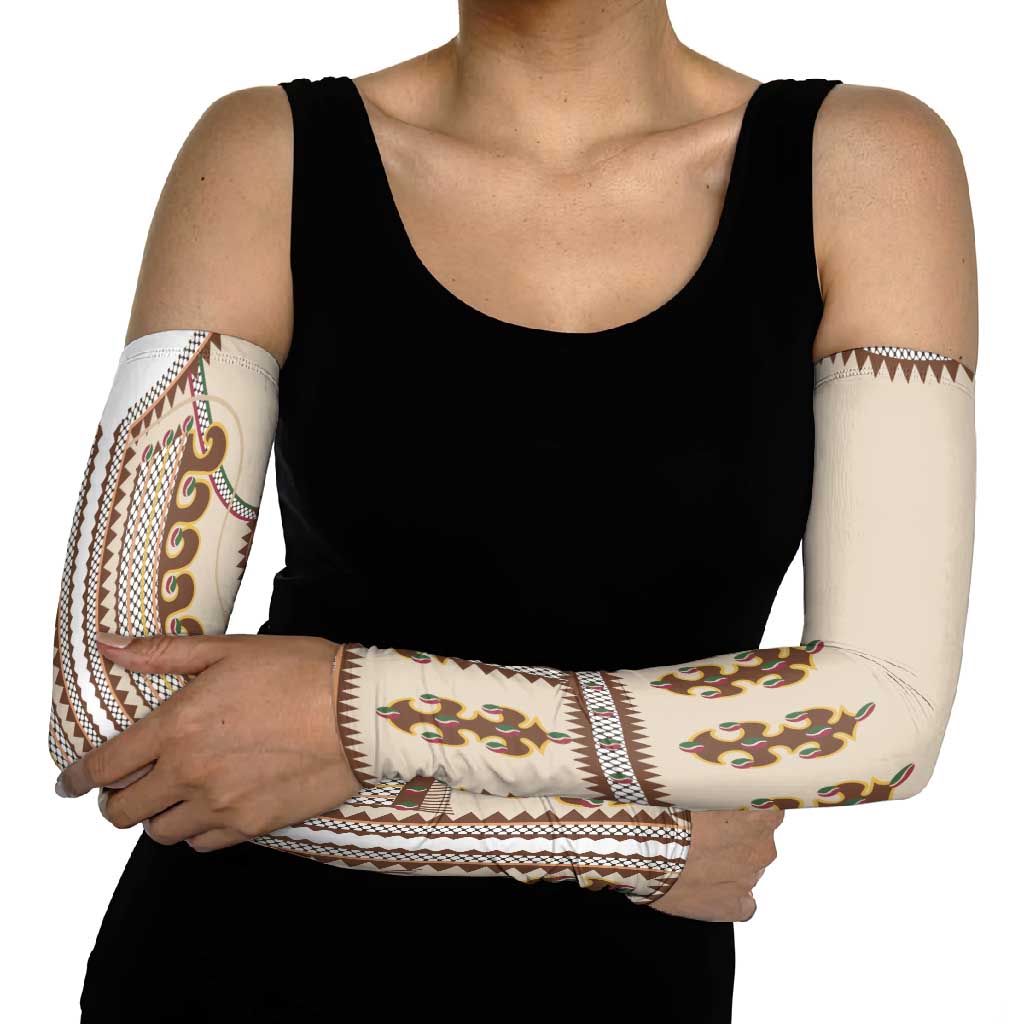 Hutsul Keptar Ukraine Arm Sleeves Carpathian Folk Embroidery Heritage Style - Wonder Print Shop