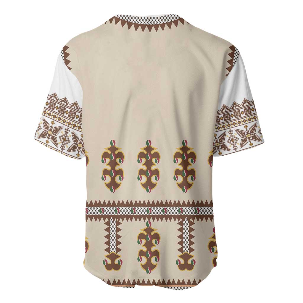 Hutsul Keptar Ukraine Baseball Jersey Carpathian Folk Embroidery Heritage Style - Wonder Print Shop