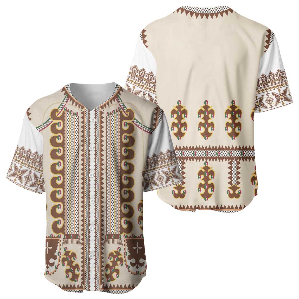 Hutsul Keptar Ukraine Baseball Jersey Carpathian Folk Embroidery Heritage Style - Wonder Print Shop