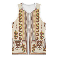 Hutsul Keptar Ukraine Basketball Jersey Carpathian Folk Embroidery Heritage Style - Wonder Print Shop