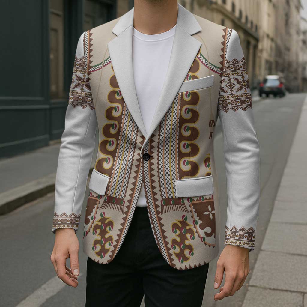 Hutsul Keptar Ukraine Blazer Carpathian Folk Embroidery Heritage Style - Wonder Print Shop