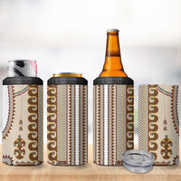 Hutsul Keptar Ukraine 4 in 1 Can Cooler Tumbler Carpathian Folk Embroidery Heritage Style - Wonder Print Shop