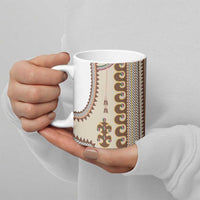 Hutsul Keptar Ukraine Ceramic Mug Carpathian Folk Embroidery Heritage Style - Wonder Print Shop