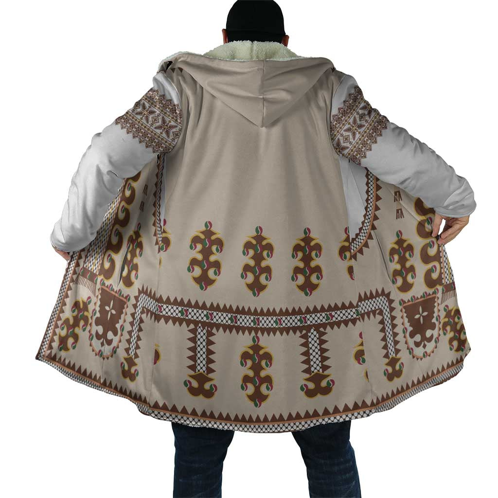 Hutsul Keptar Ukraine Cloak Carpathian Folk Embroidery Heritage Style - Wonder Print Shop