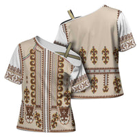 Hutsul Keptar Ukraine Cross Shoulder Shirt Carpathian Folk Embroidery Heritage Style - Wonder Print Shop
