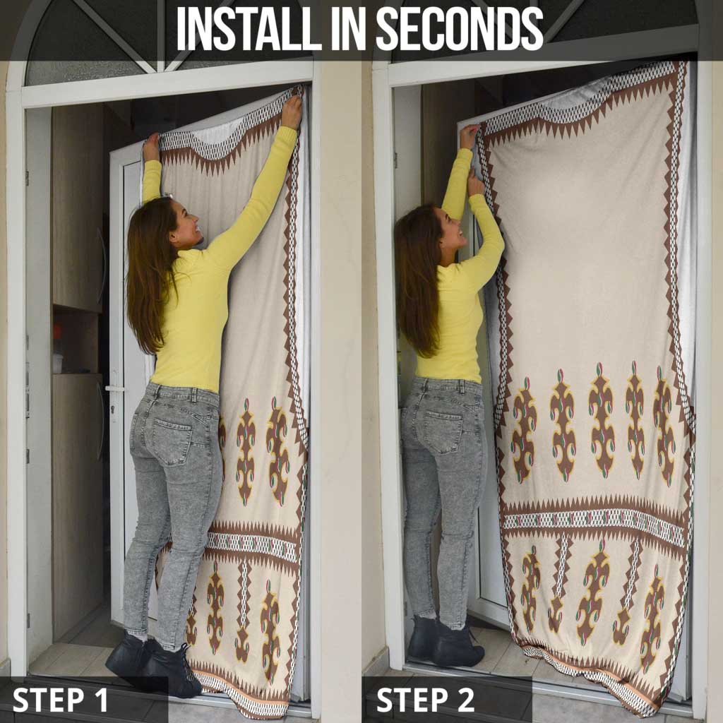 Hutsul Keptar Ukraine Door Cover Carpathian Folk Embroidery Heritage Style - Wonder Print Shop