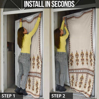Hutsul Keptar Ukraine Door Cover Carpathian Folk Embroidery Heritage Style - Wonder Print Shop