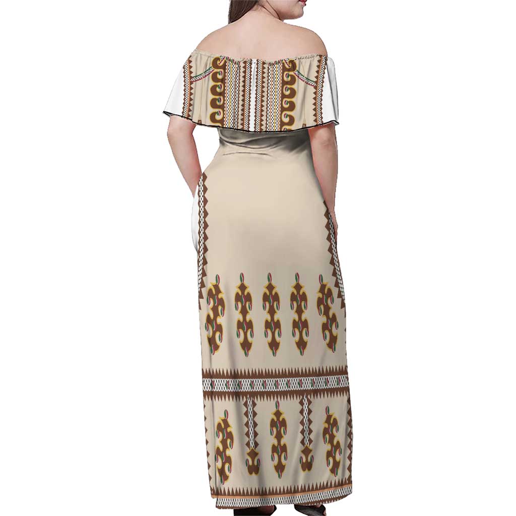 Hutsul Keptar Ukraine Family Matching Off Shoulder Maxi Dress and Hawaiian Shirt Carpathian Folk Embroidery Heritage Style