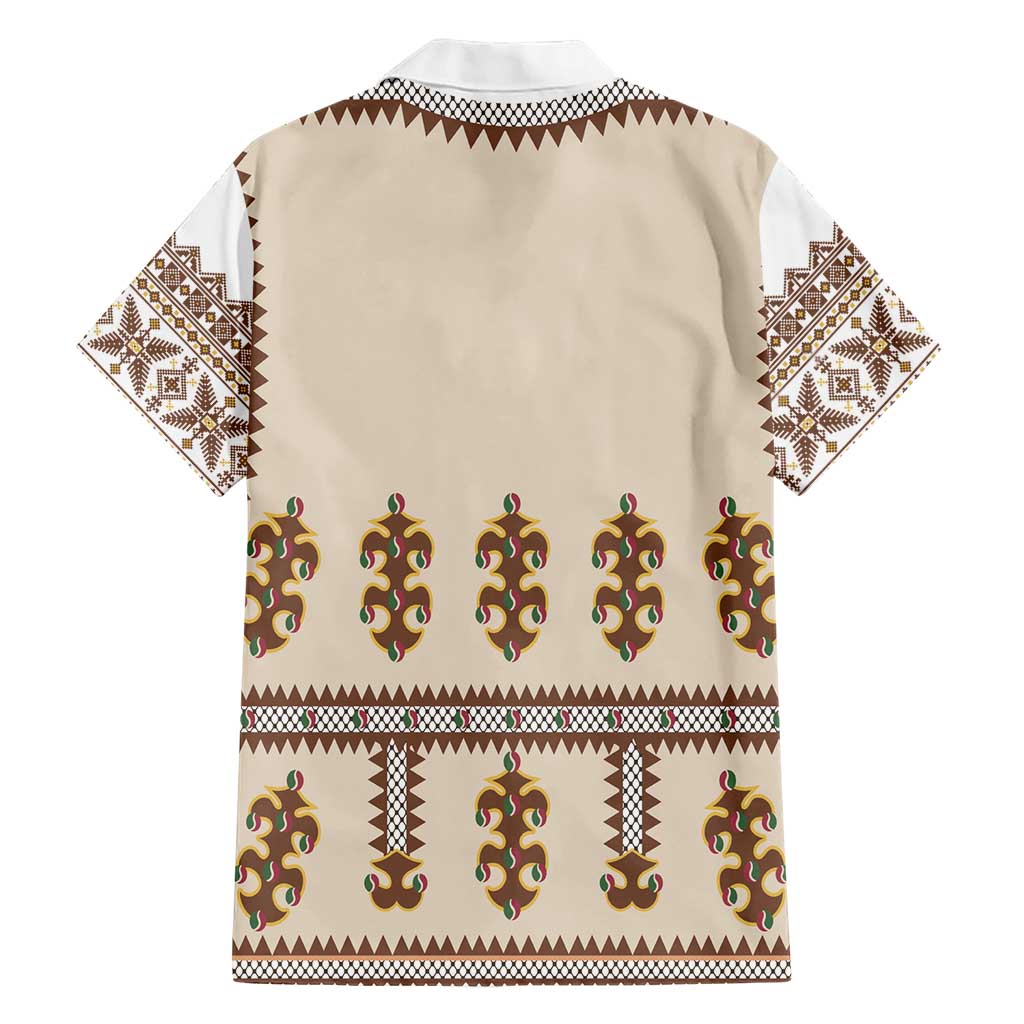 Hutsul Keptar Ukraine Family Matching Tank Maxi Dress and Hawaiian Shirt Carpathian Folk Embroidery Heritage Style