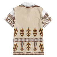 Hutsul Keptar Ukraine Family Matching Tank Maxi Dress and Hawaiian Shirt Carpathian Folk Embroidery Heritage Style