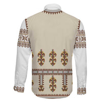 Hutsul Keptar Ukraine Family Matching Tank Maxi Dress and Hawaiian Shirt Carpathian Folk Embroidery Heritage Style