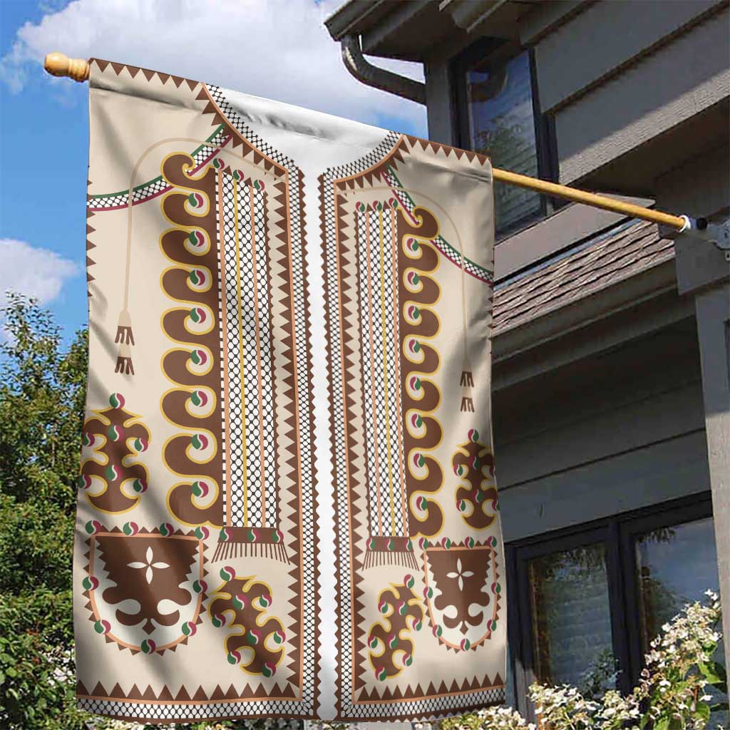 Hutsul Keptar Ukraine Garden Flag Carpathian Folk Embroidery Heritage Style - Wonder Print Shop