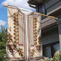 Hutsul Keptar Ukraine Garden Flag Carpathian Folk Embroidery Heritage Style - Wonder Print Shop