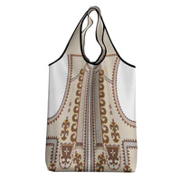 Hutsul Keptar Ukraine Grocery Bag Carpathian Folk Embroidery Heritage Style - Wonder Print Shop