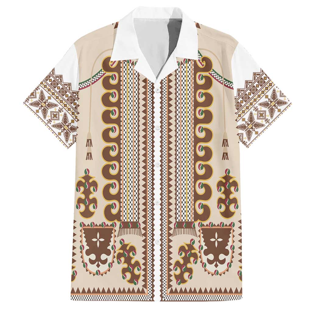 Hutsul Keptar Ukraine Hawaiian Shirt Carpathian Folk Embroidery Heritage Style - Wonder Print Shop