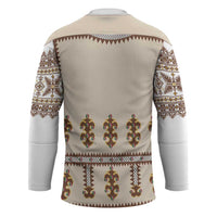 Hutsul Keptar Ukraine Hockey Jersey Carpathian Folk Embroidery Heritage Style - Wonder Print Shop