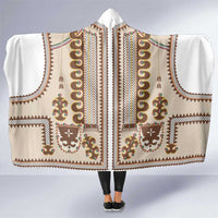 Hutsul Keptar Ukraine Hooded Blanket Carpathian Folk Embroidery Heritage Style - Wonder Print Shop