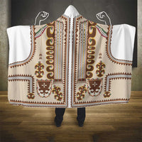 Hutsul Keptar Ukraine Hooded Blanket Carpathian Folk Embroidery Heritage Style - Wonder Print Shop