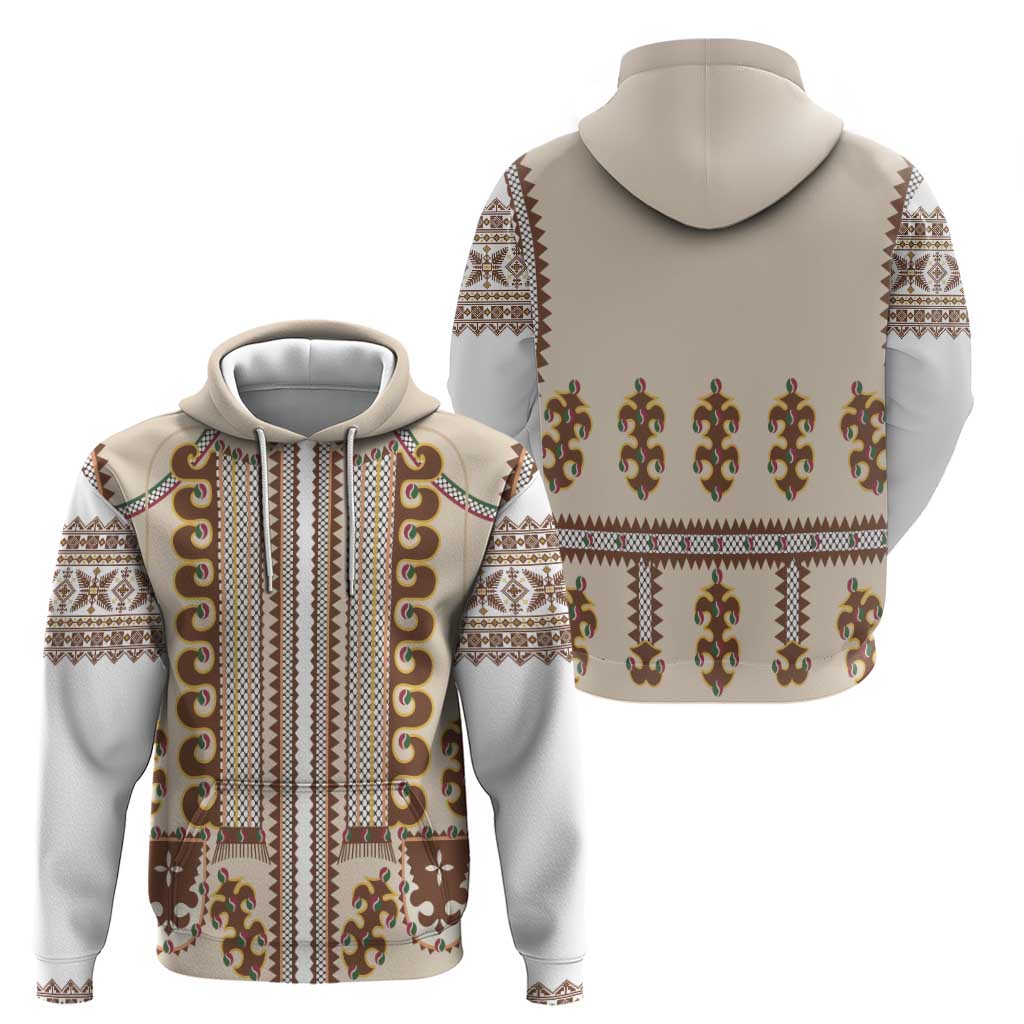 Hutsul Keptar Ukraine Hoodie Carpathian Folk Embroidery Heritage Style - Wonder Print Shop
