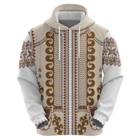 Hutsul Keptar Ukraine Hoodie Carpathian Folk Embroidery Heritage Style - Wonder Print Shop