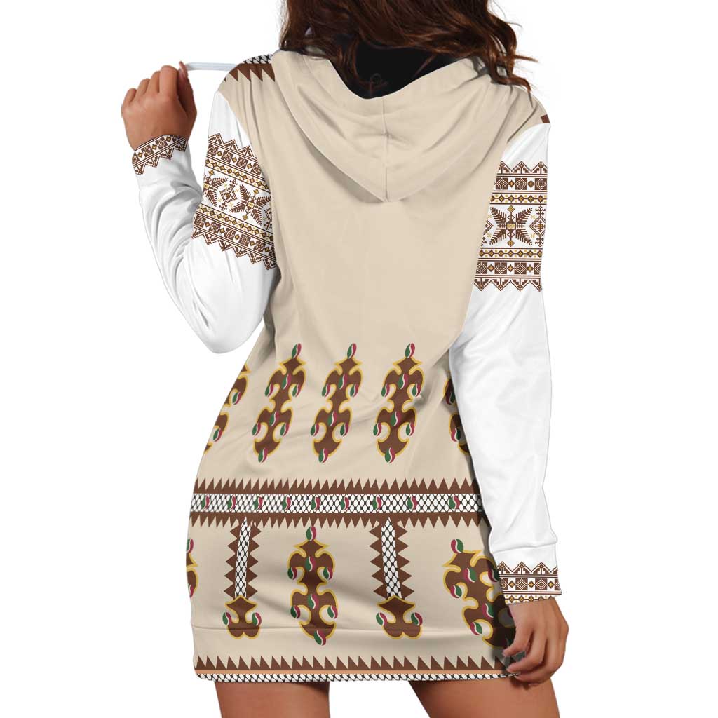 Hutsul Keptar Ukraine Hoodie Dress Carpathian Folk Embroidery Heritage Style - Wonder Print Shop