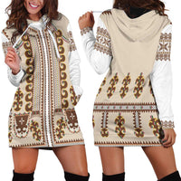 Hutsul Keptar Ukraine Hoodie Dress Carpathian Folk Embroidery Heritage Style - Wonder Print Shop