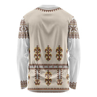 Hutsul Keptar Ukraine Long Sleeve Shirt Carpathian Folk Embroidery Heritage Style - Wonder Print Shop