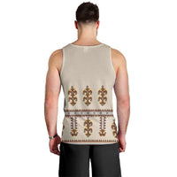 Hutsul Keptar Ukraine Men Tank Top Carpathian Folk Embroidery Heritage Style - Wonder Print Shop