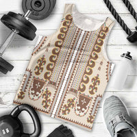 Hutsul Keptar Ukraine Men Tank Top Carpathian Folk Embroidery Heritage Style - Wonder Print Shop