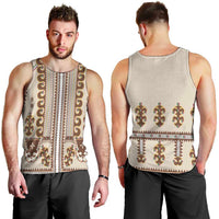 Hutsul Keptar Ukraine Men Tank Top Carpathian Folk Embroidery Heritage Style - Wonder Print Shop