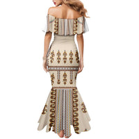 Hutsul Keptar Ukraine Mermaid Dress Carpathian Folk Embroidery Heritage Style - Wonder Print Shop