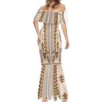Hutsul Keptar Ukraine Mermaid Dress Carpathian Folk Embroidery Heritage Style - Wonder Print Shop