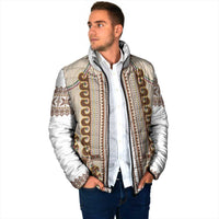 Hutsul Keptar Ukraine Padded Jacket Carpathian Folk Embroidery Heritage Style - Wonder Print Shop