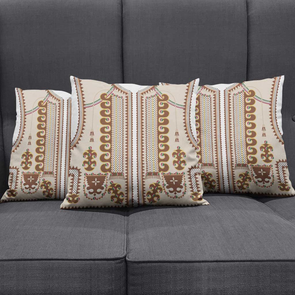 Hutsul Keptar Ukraine Pillow Cover Carpathian Folk Embroidery Heritage Style - Wonder Print Shop